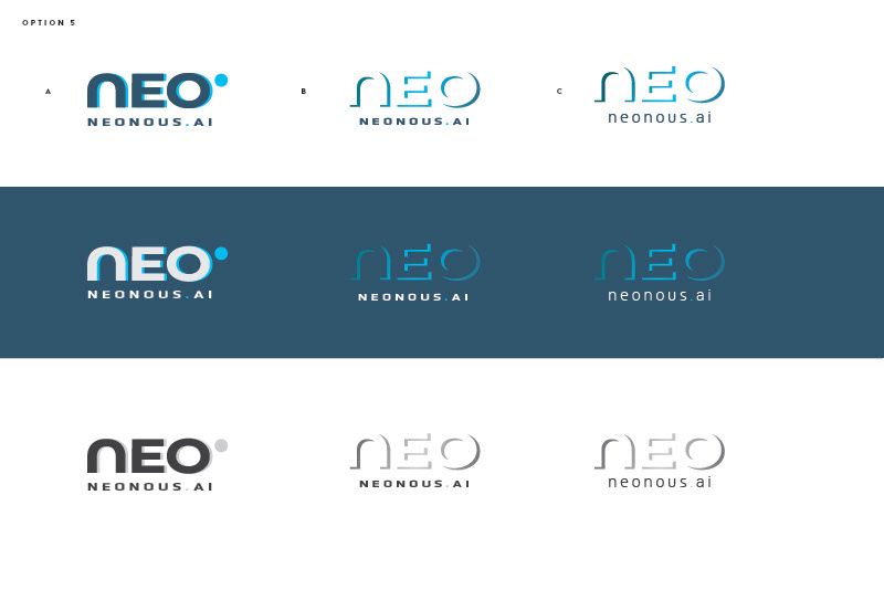 neonous.ai logo options 4