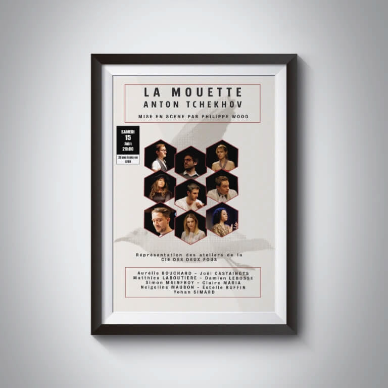 Affiche de spectacle de théâtre