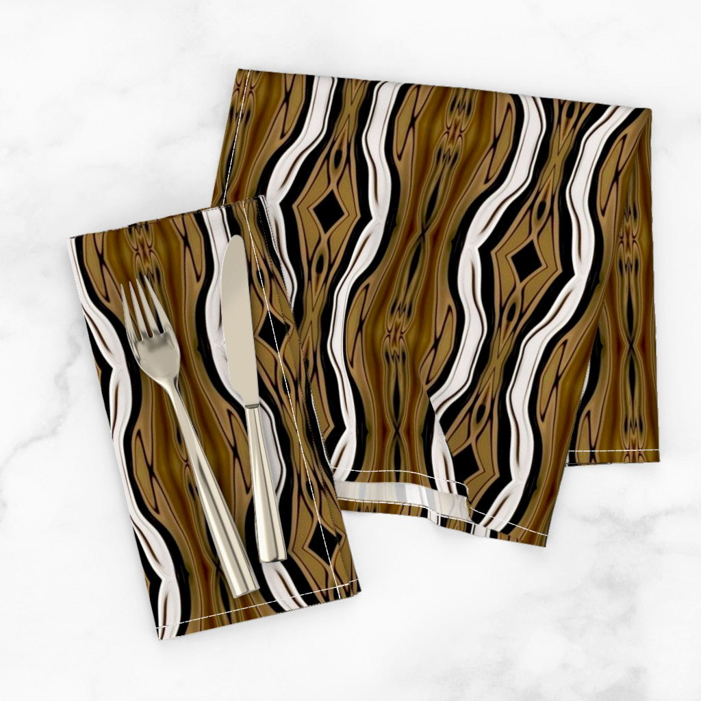 Abstract Shapes with White