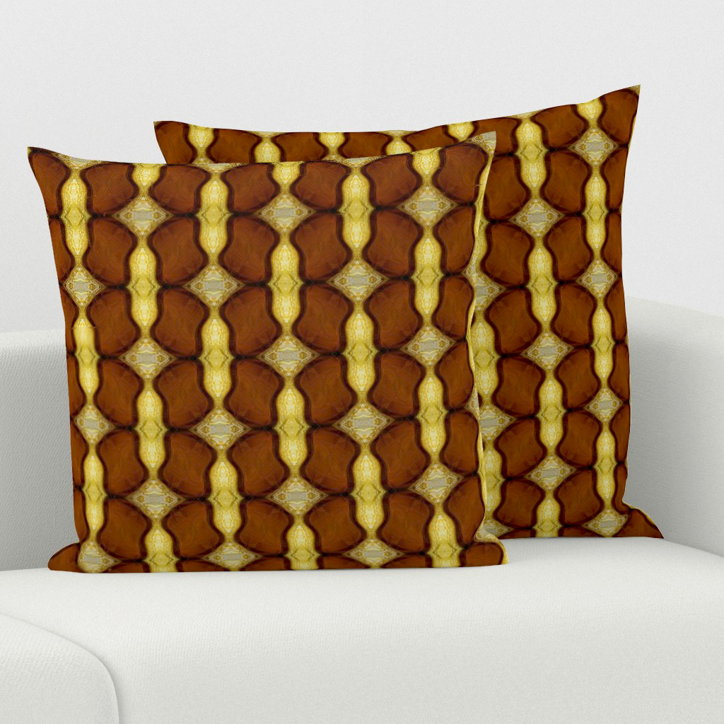 Tree Trunk Series_Bronze and Brown (light) - Square