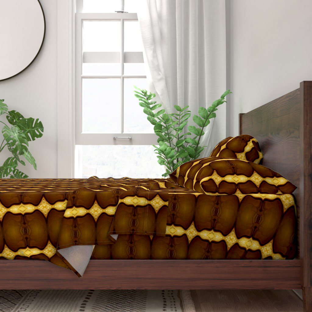 Tree Trunk Series - Golden and Brown 1