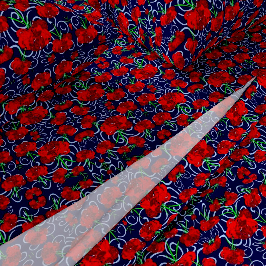 Enrejado de Patio Andaluz 2 Navy Blue
