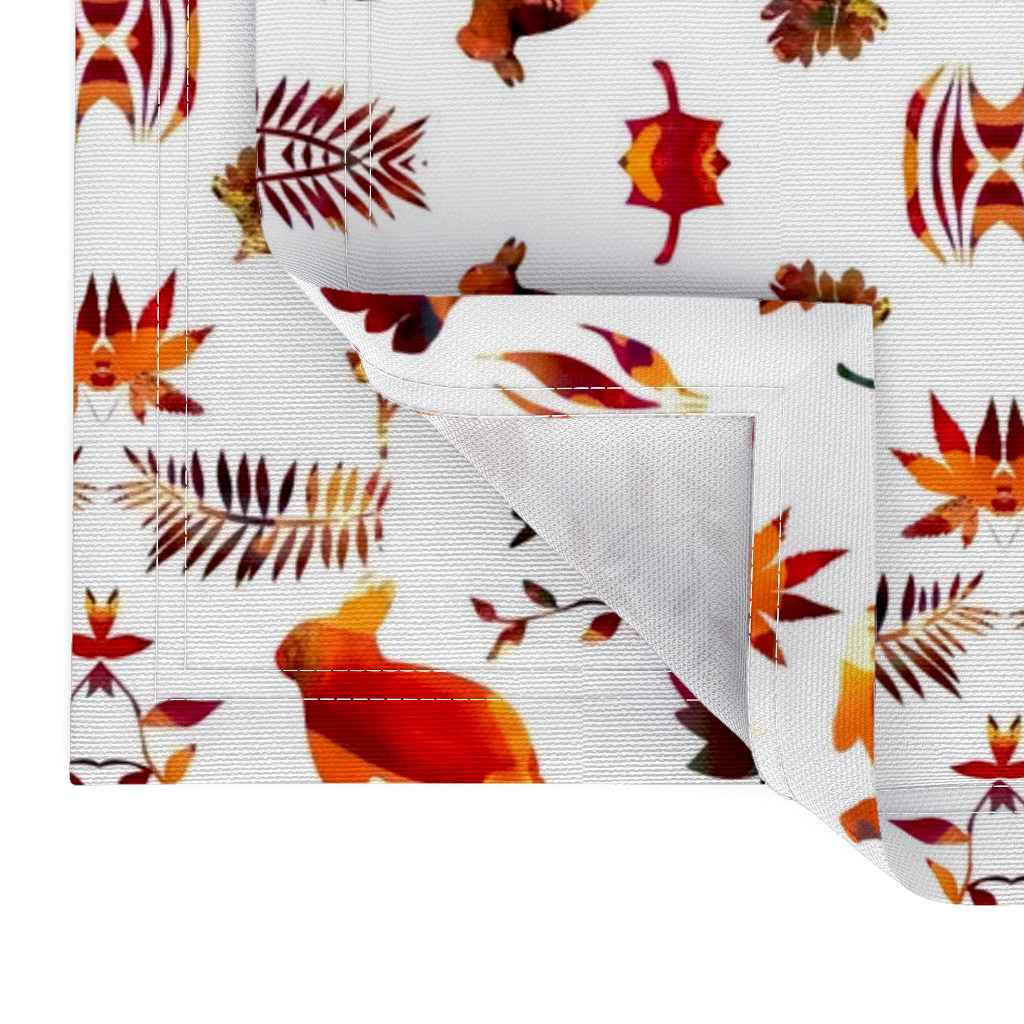 Autumn Flora with Bunnies (M)