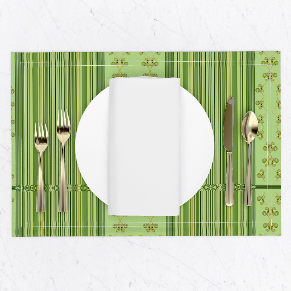 Figs Border with Green Stripes 1 (8x8)