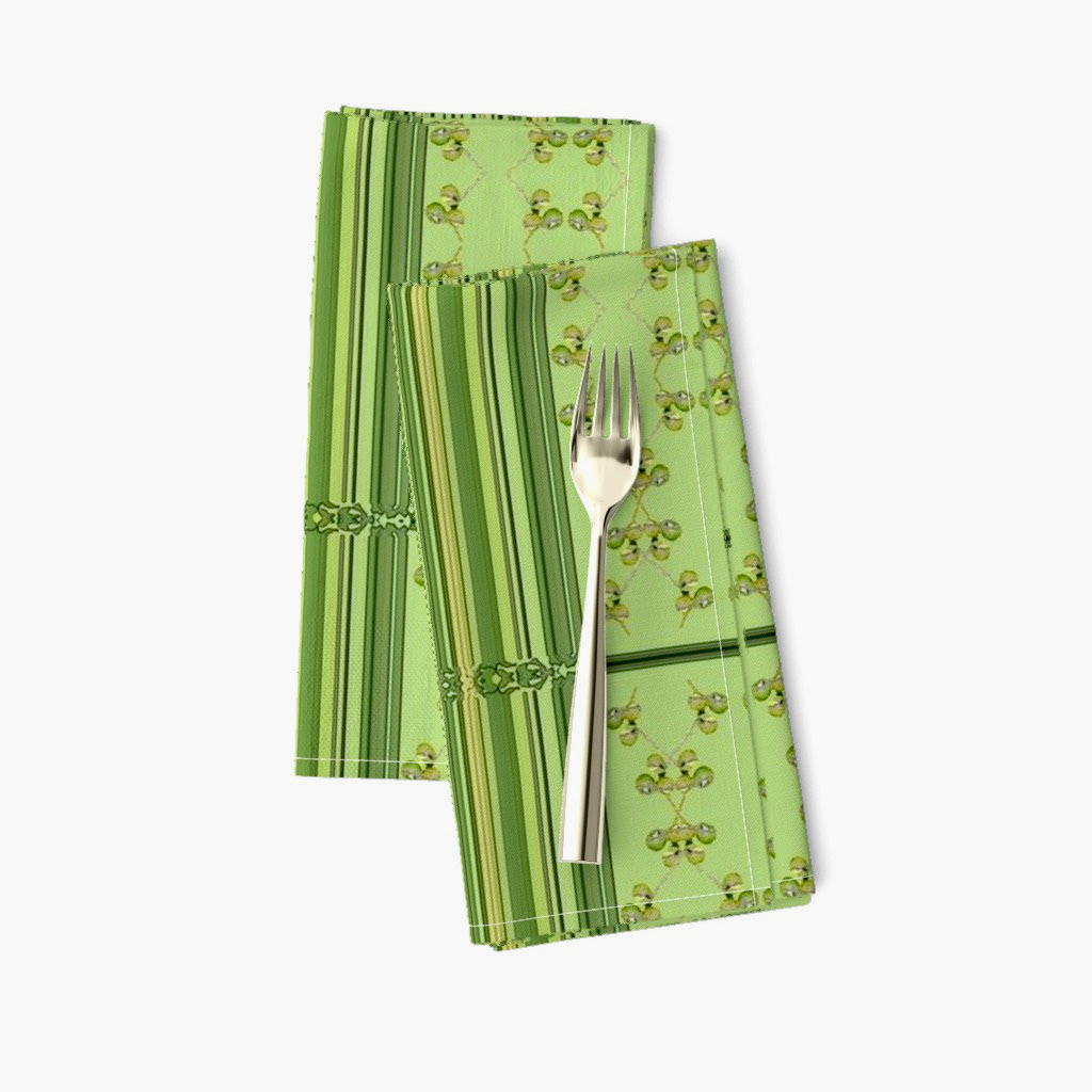 Figs Border with Green Stripes 1 (8x8)