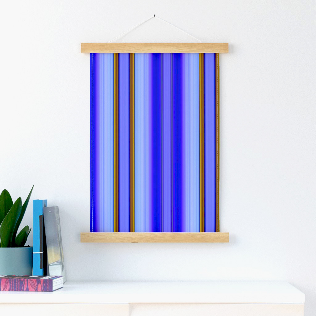 Leaves with the Bright Lights of Autumn in Blue 9