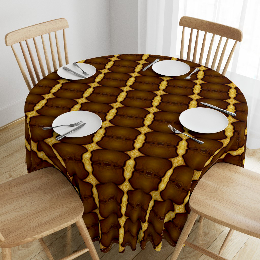 Tree Trunk Series - Golden and Brown 1