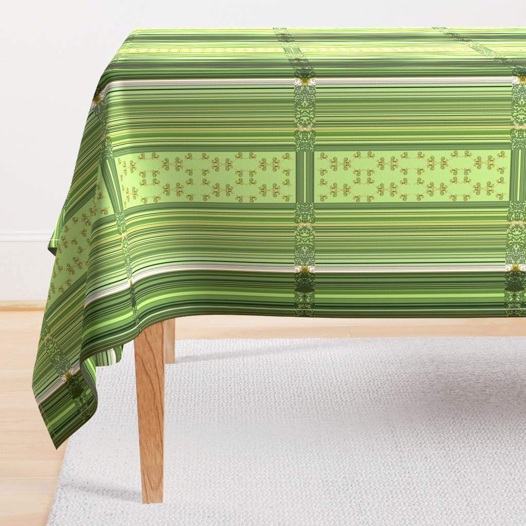 Figs Border with Green Stripes 2