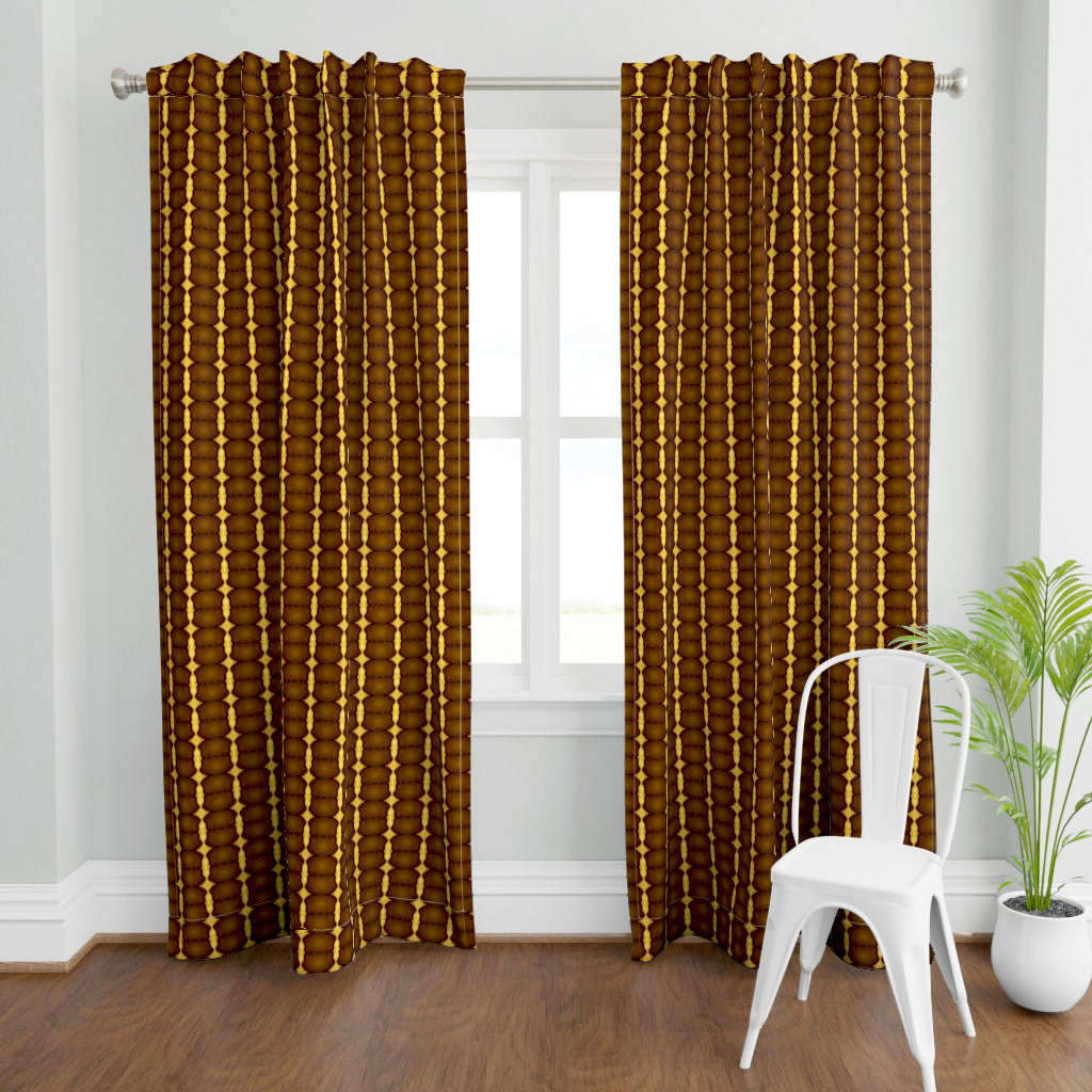 Tree Trunk Series - Golden and Brown 2 (3,5 inx 3,5 in)