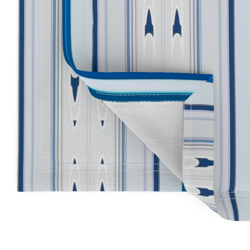 Abstract Symphony in Blue 5 (Vertical Lines)