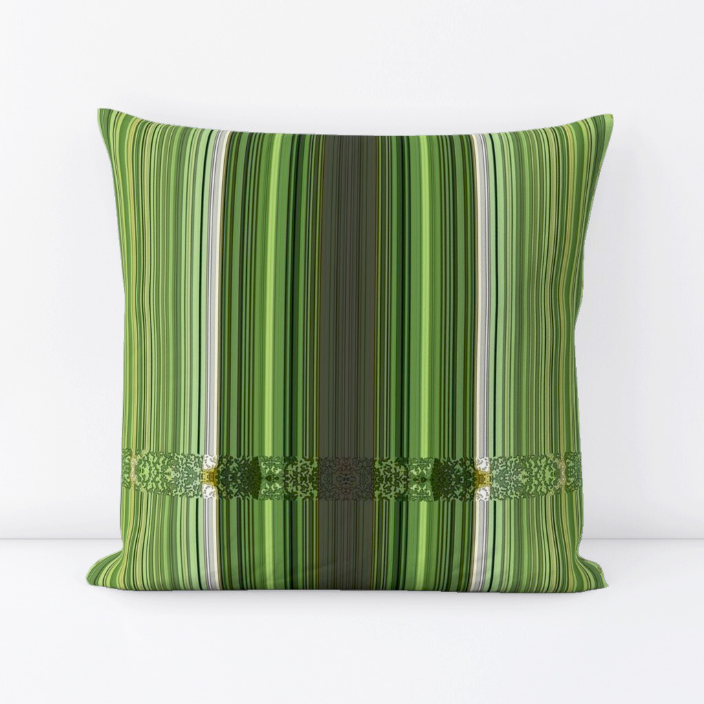 Figs Border with Green Stripes 2 - Square