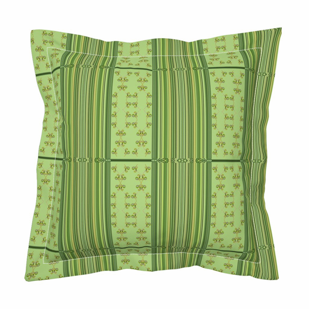 Figs Border with Green Stripes 1 (8x8) - Euro