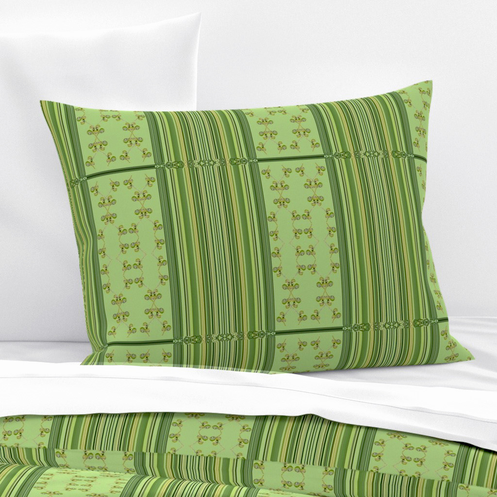 Figs Border with Green Stripes 1 (8x8) - Standard