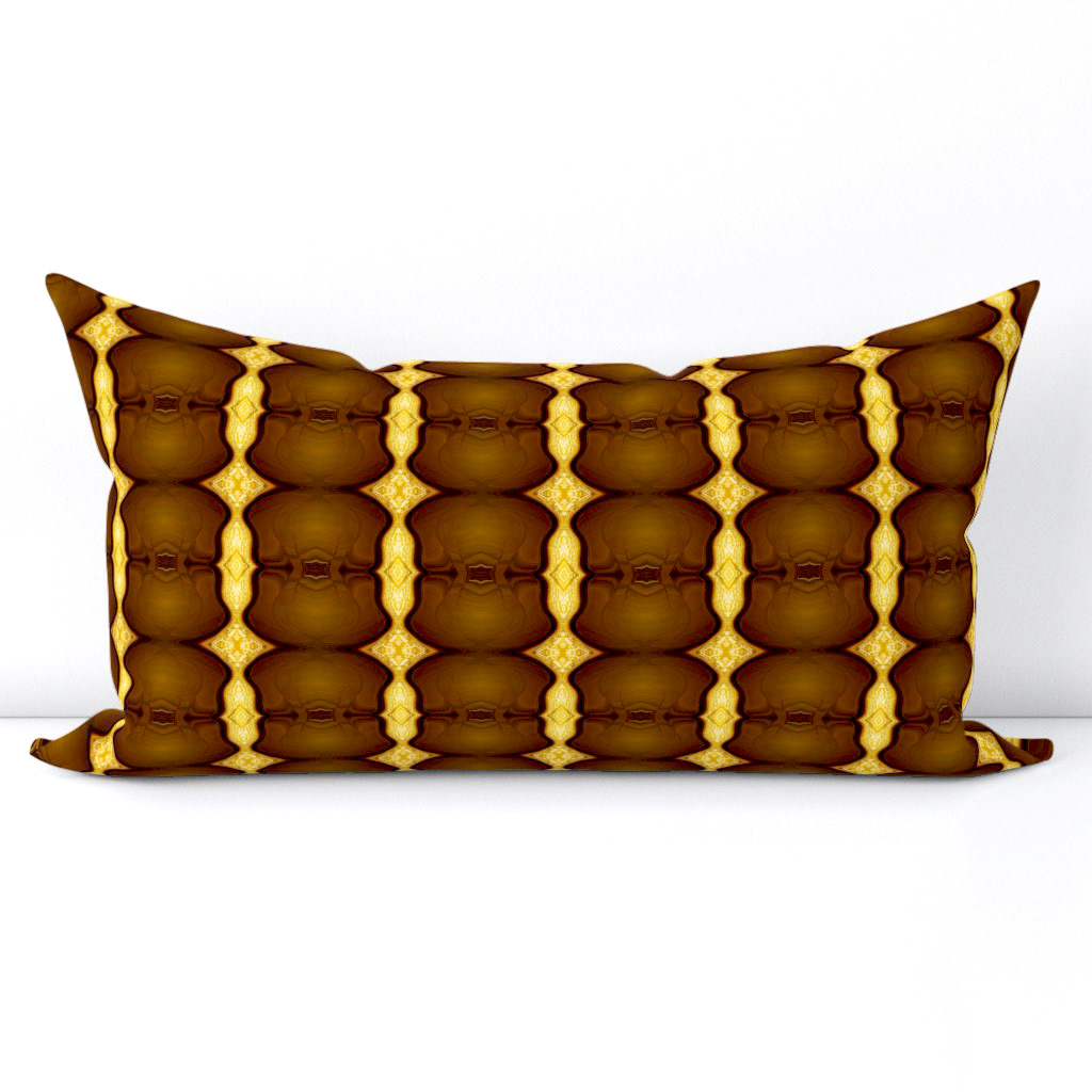 Tree Trunk Series - Golden and Brown 2 (3,5 inx 3,5 in) - Lumbar