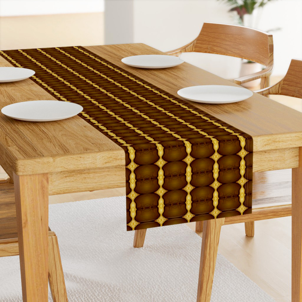 Tree Trunk Series - Golden and Brown 2 (3,5 inx 3,5 in)