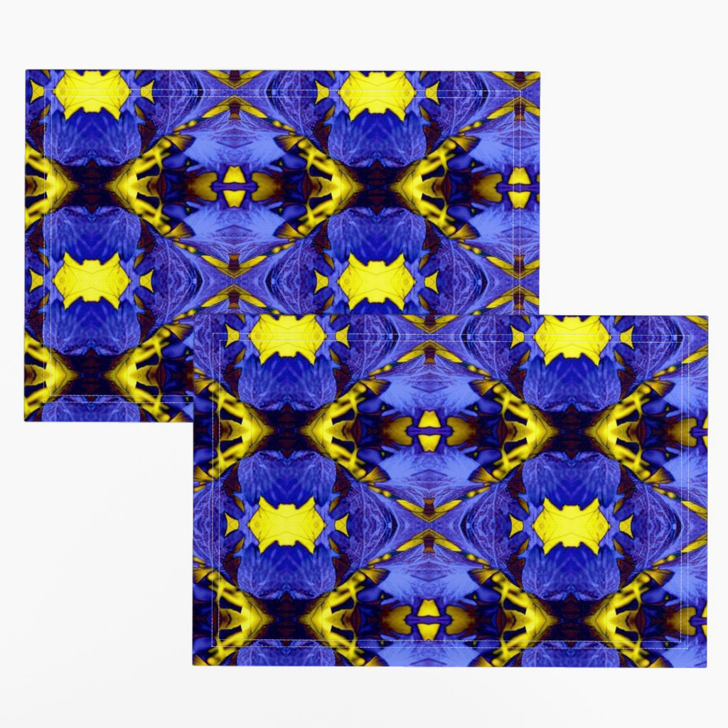 Leaves with the Bright Lights of Autumn in Blue 3
