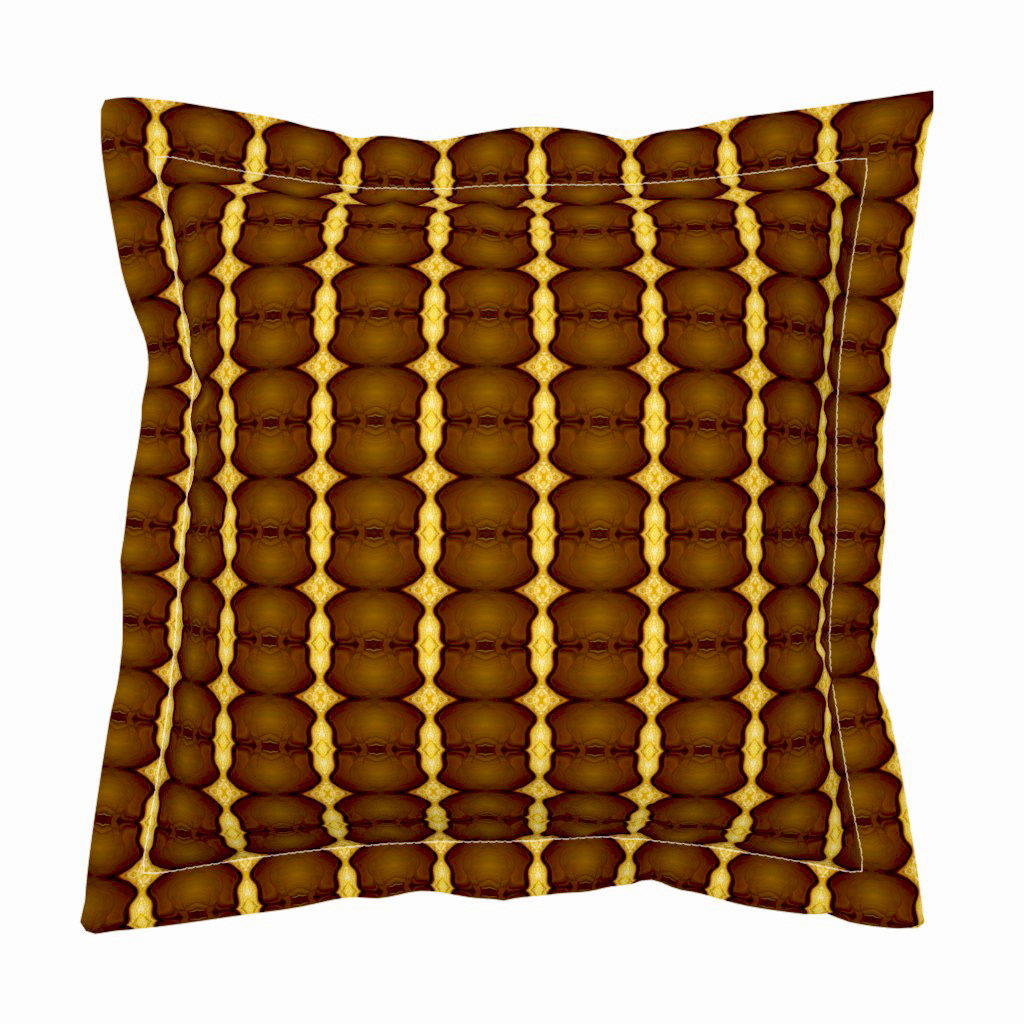 Tree Trunk Series - Golden and Brown 2 (3,5 inx 3,5 in) - Euro