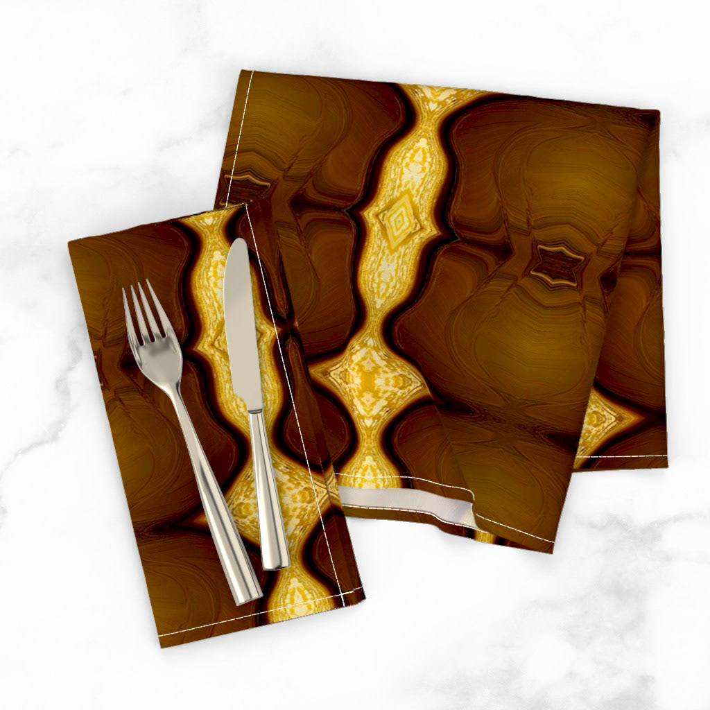 Tree Trunk Series - Golden and Brown 1