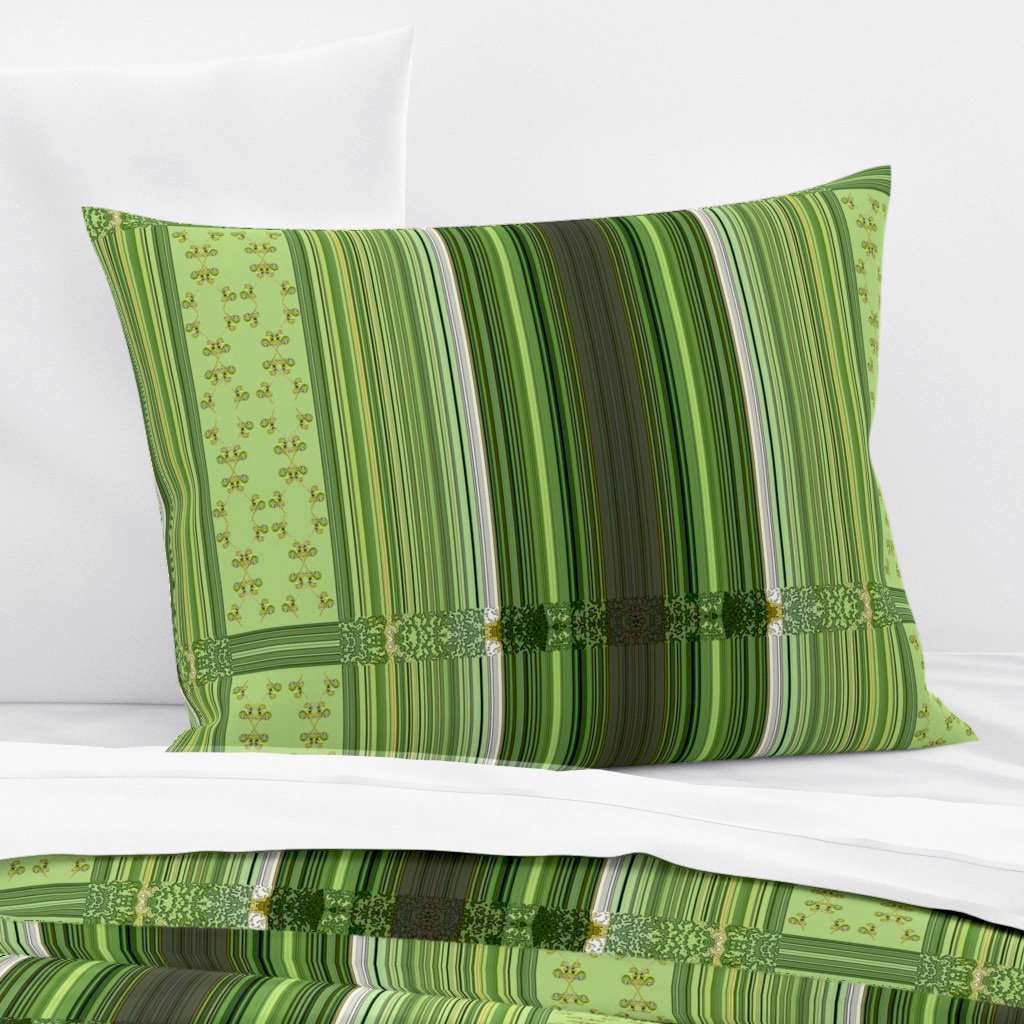 Figs Border with Green Stripes 2 - Standard