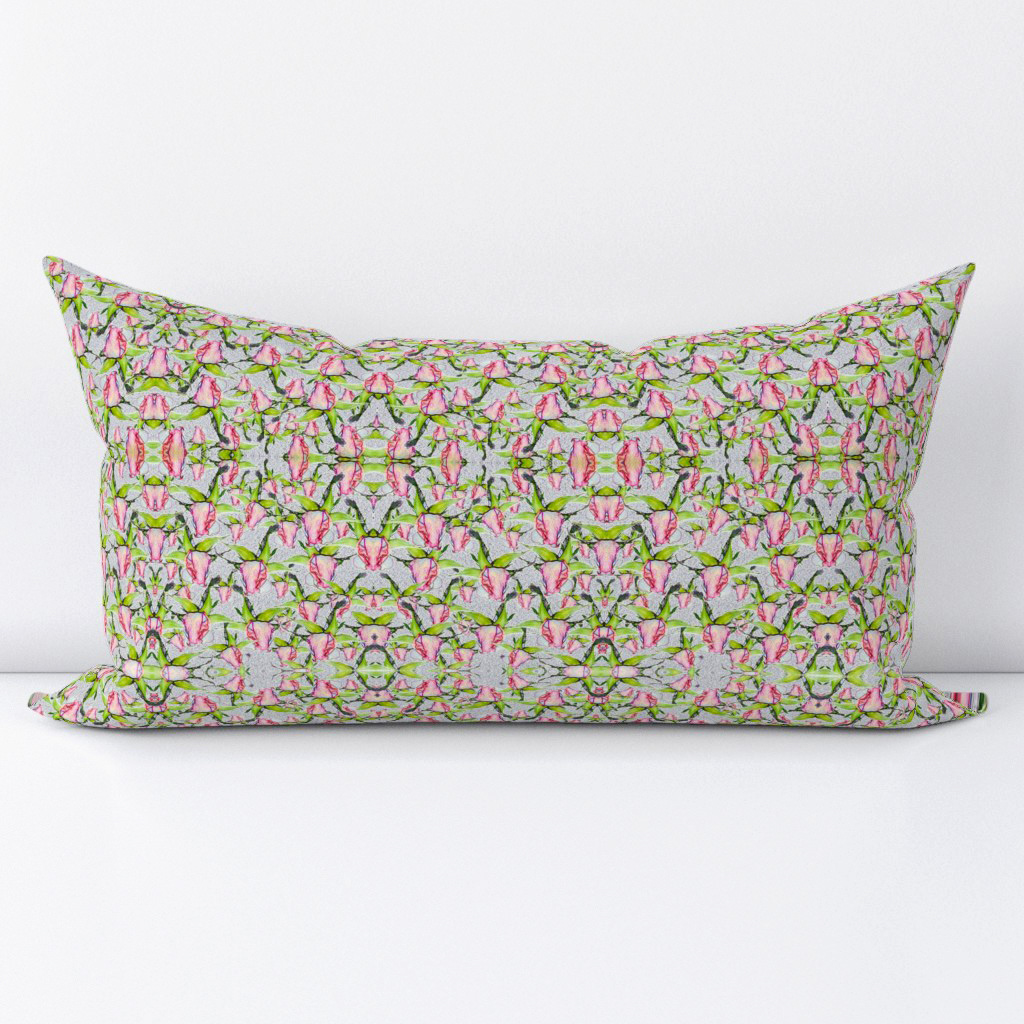 Floral Pattern with Rosebuds - Lumbar