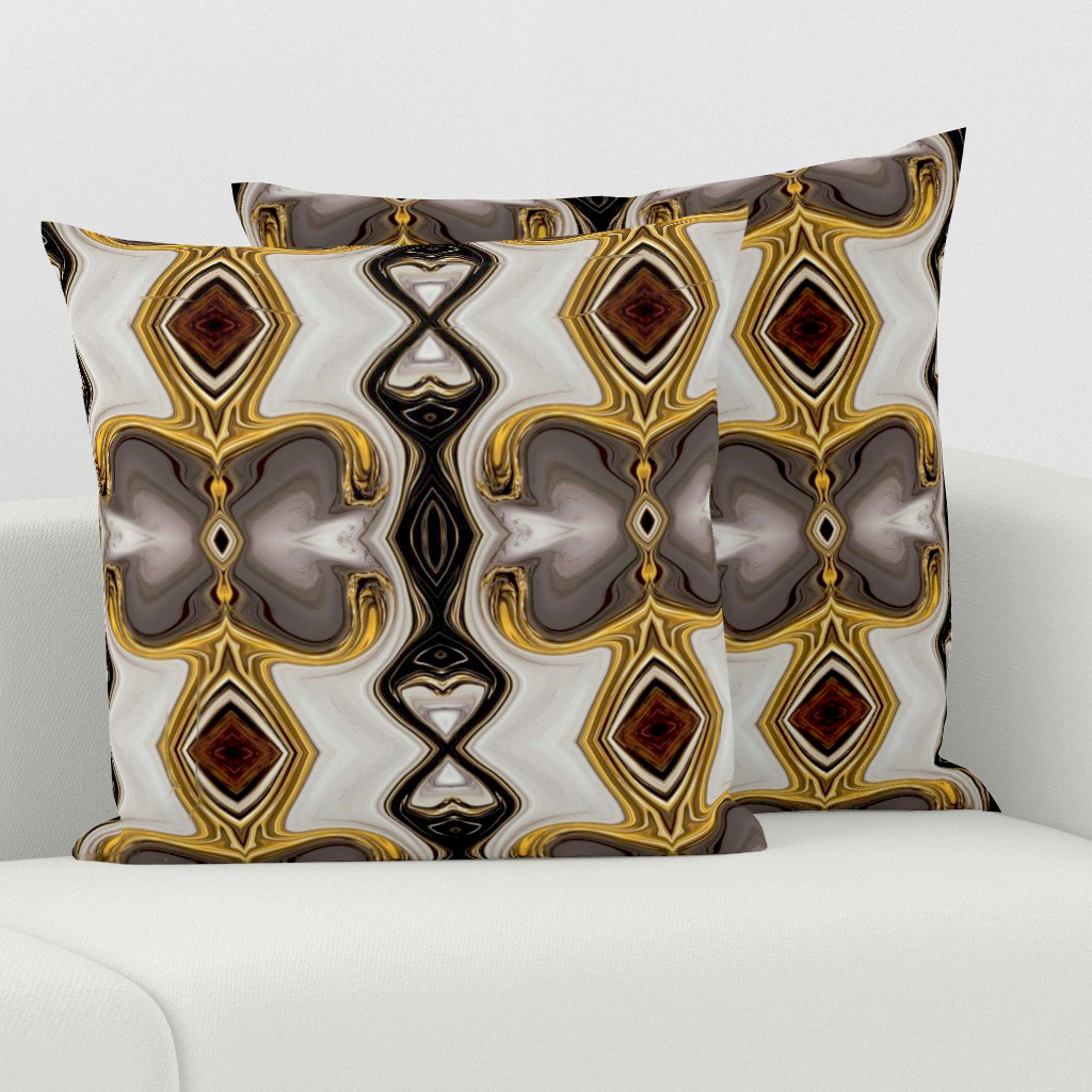 Gold and Agate 2 - Square