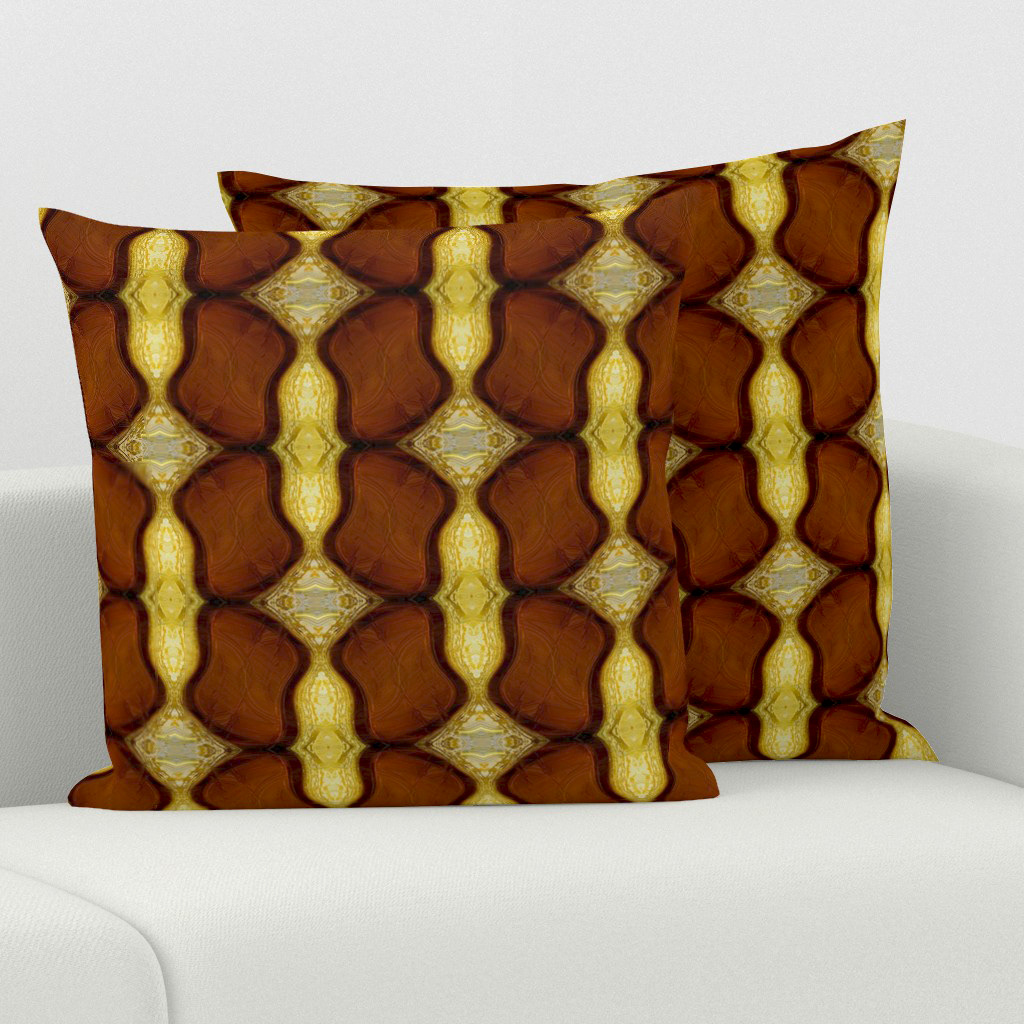 Tree Trunk Series_ Bronze and Brown - Square