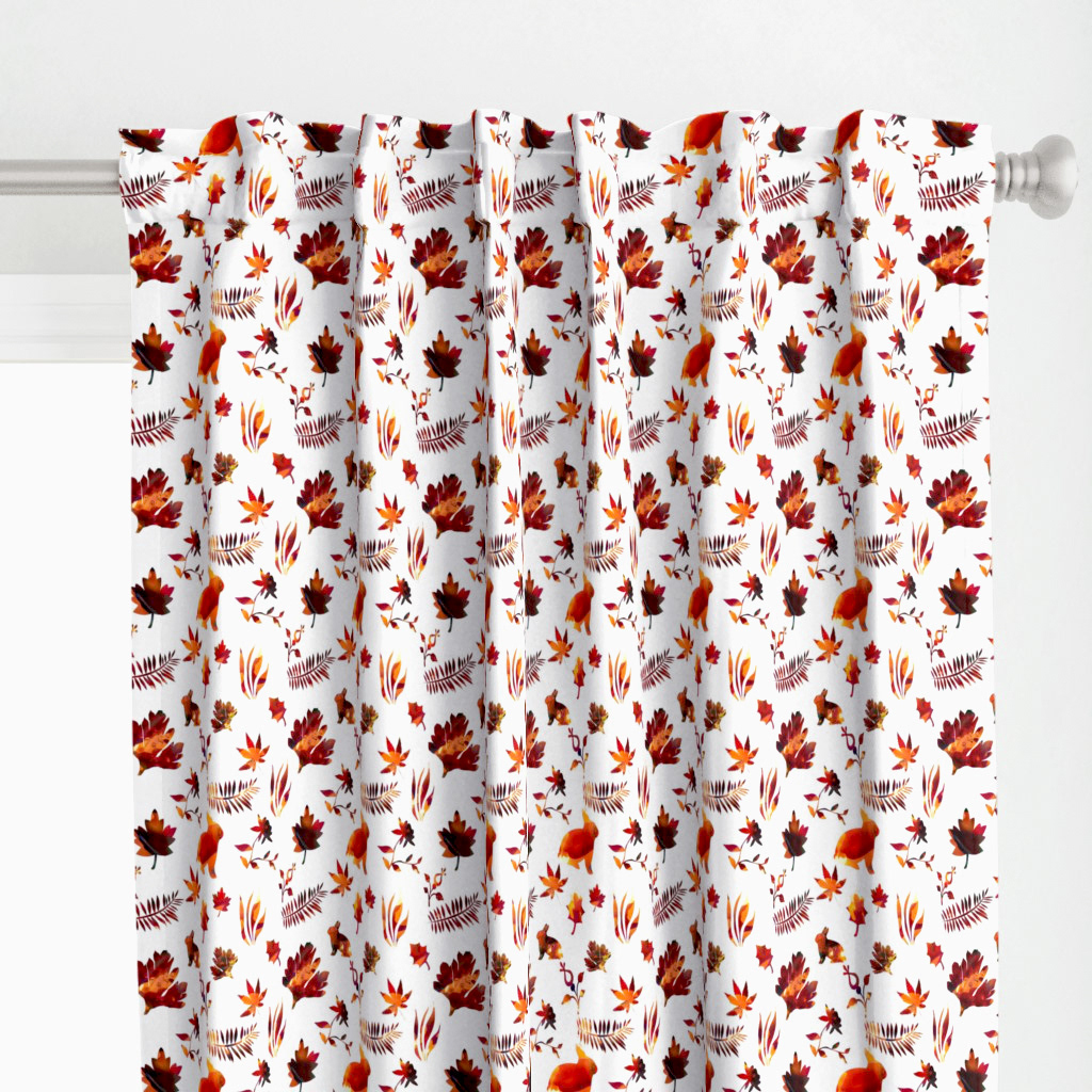 Autumn Flora with Bunnies