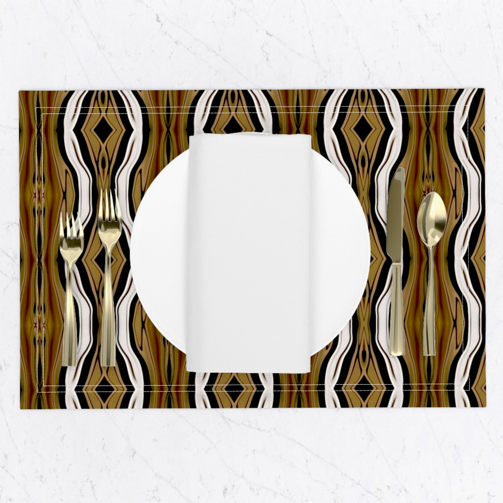 Abstract Shapes with White