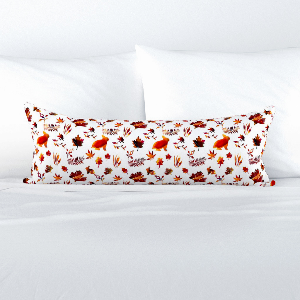Autumn Flora with Bunnies - Lumbar