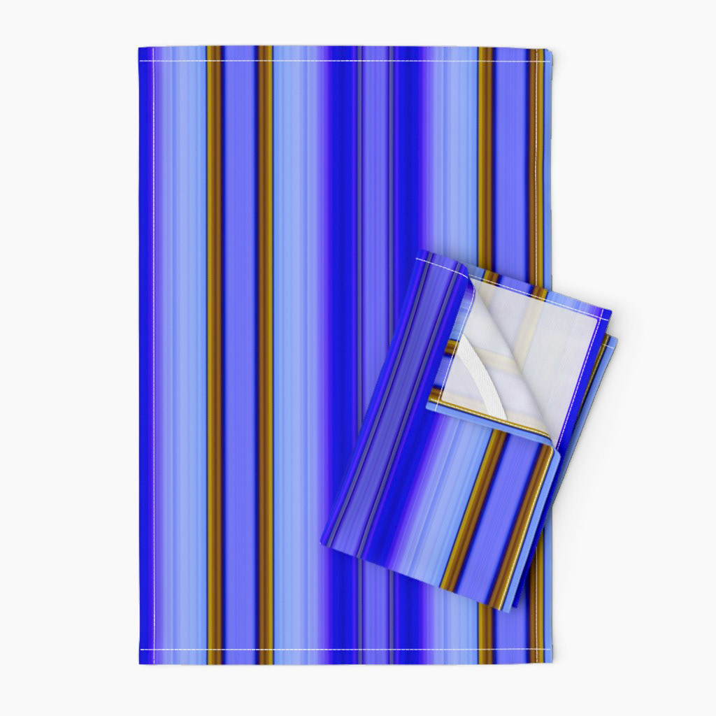 Leaves with the Bright Lights of Autumn in Blue 9