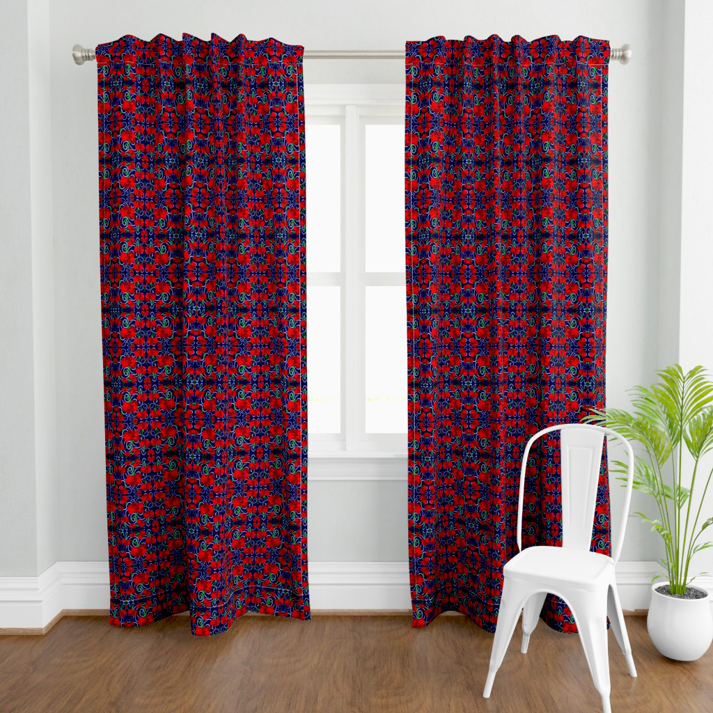 Enrejado de Patio Andaluz 2 Navy Blue