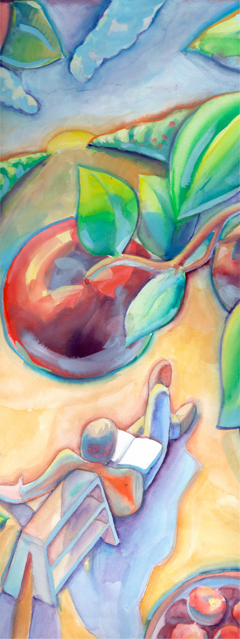 Gouache on watercolor paper