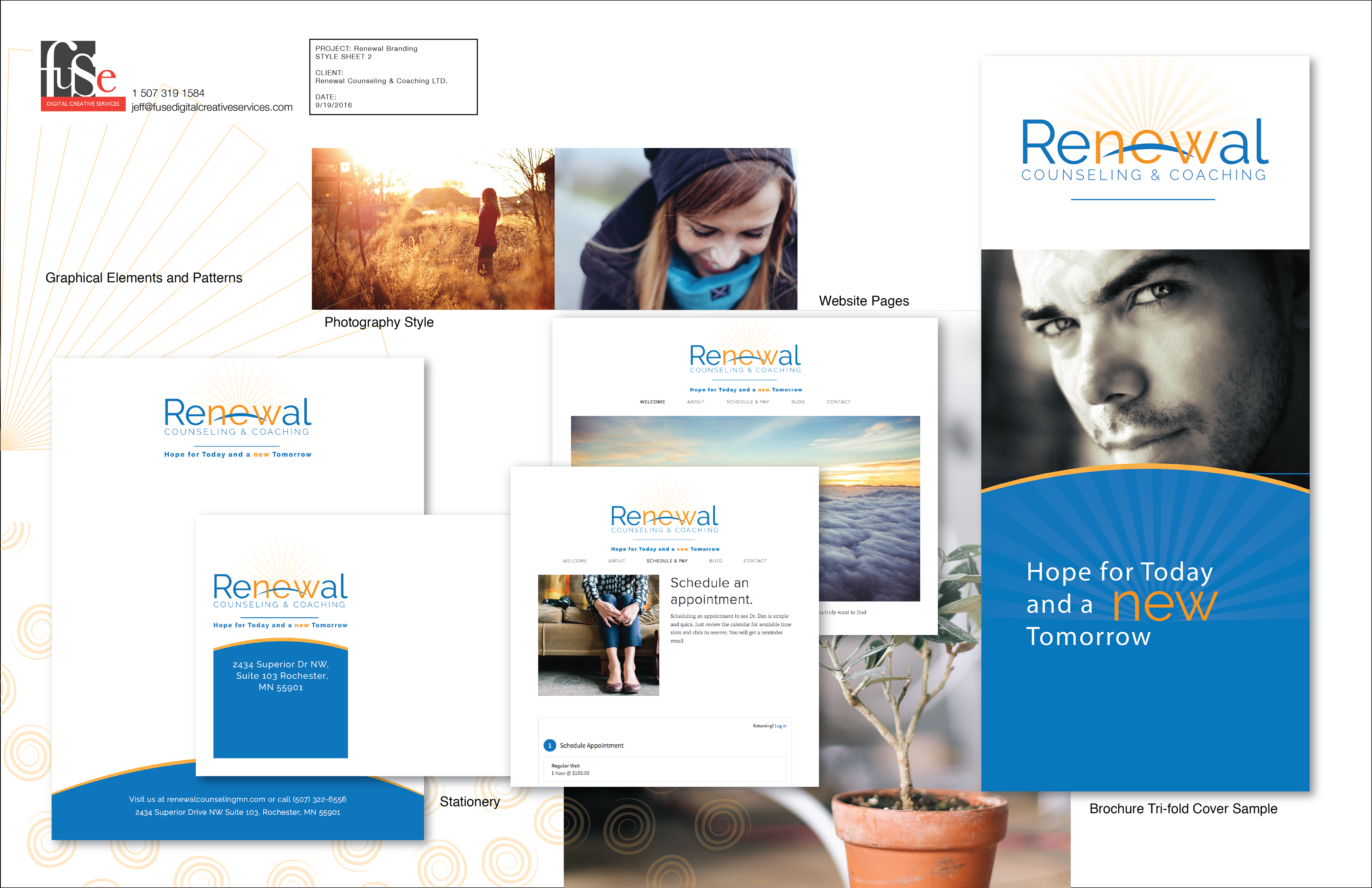 Renewal Counseling and Coaching brand style sheet