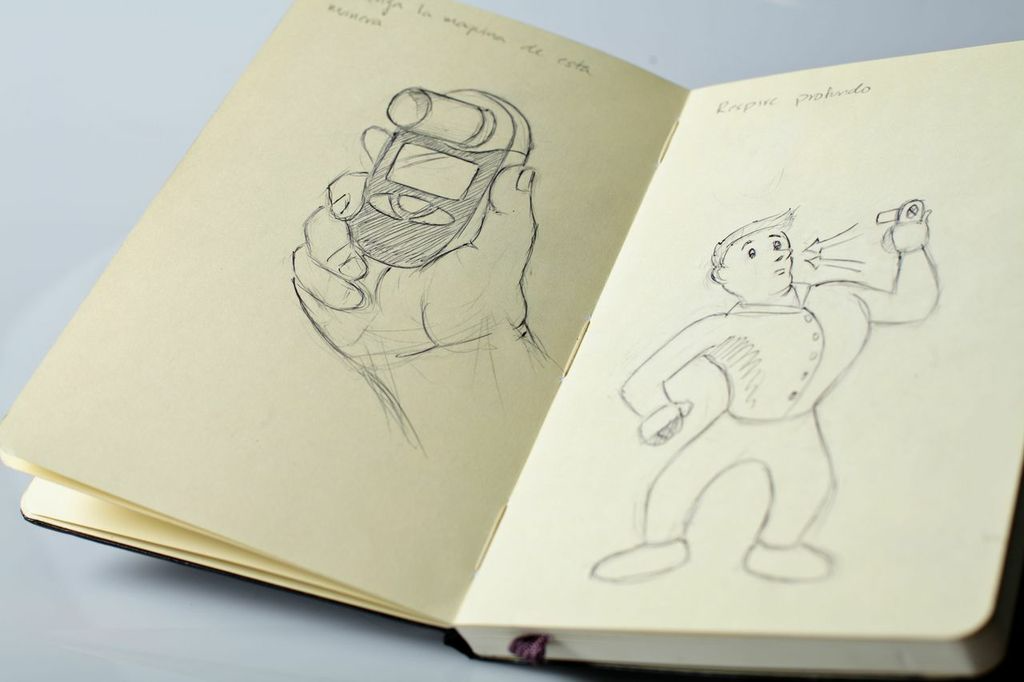 Honduran medical mission visual aid sketch