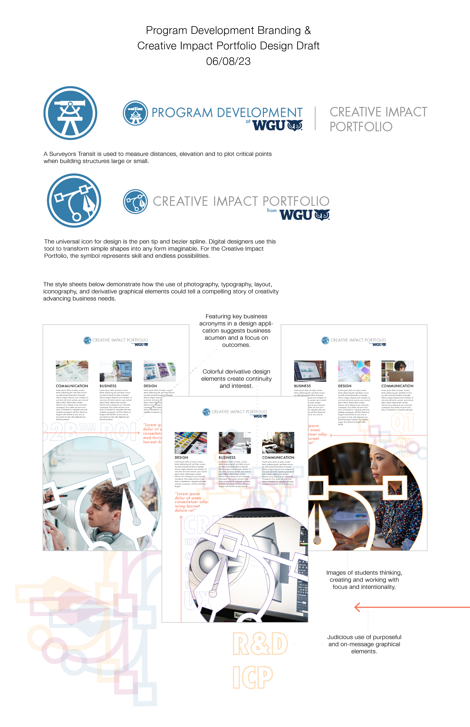 WGU Creative Impact visual system