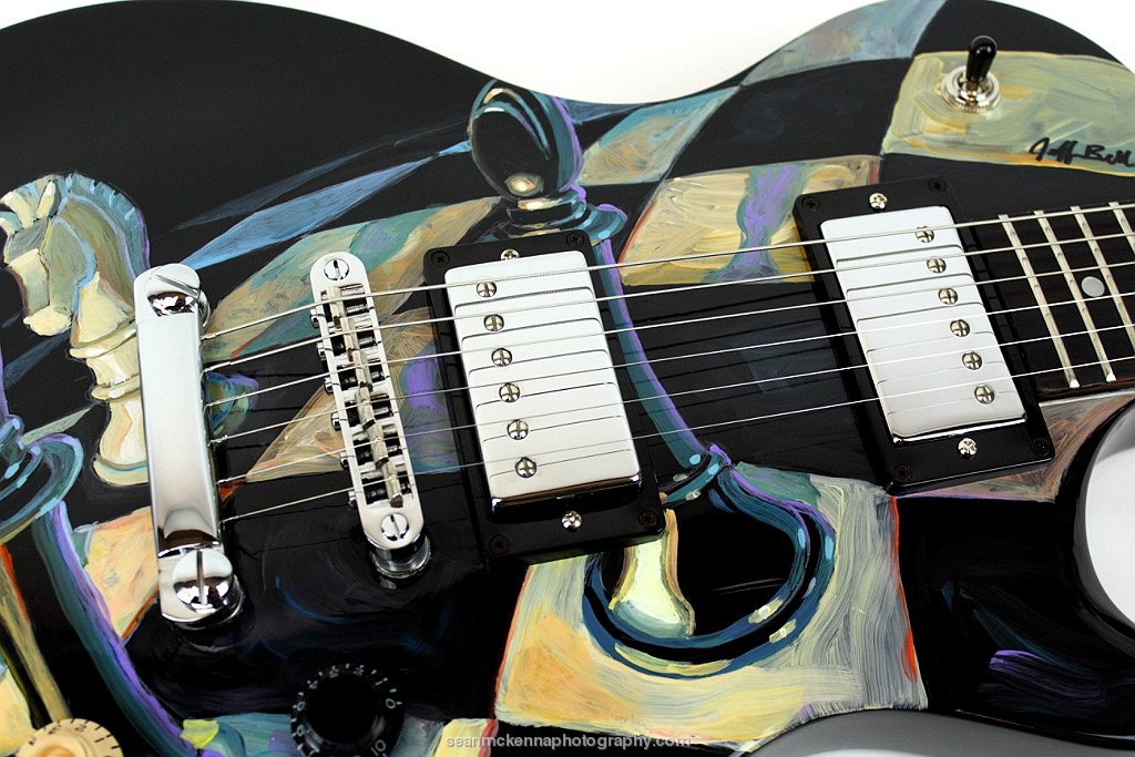 Benefit guitar painting