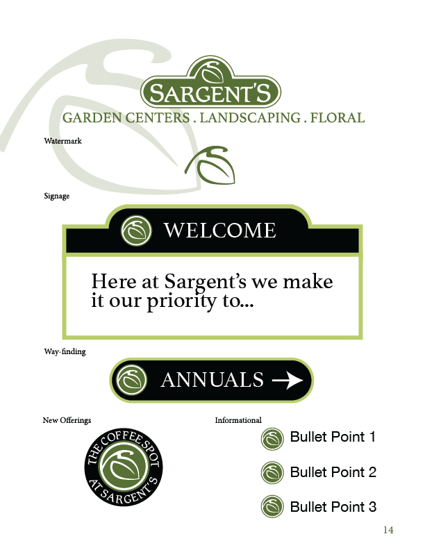 Sargent's rebranding system