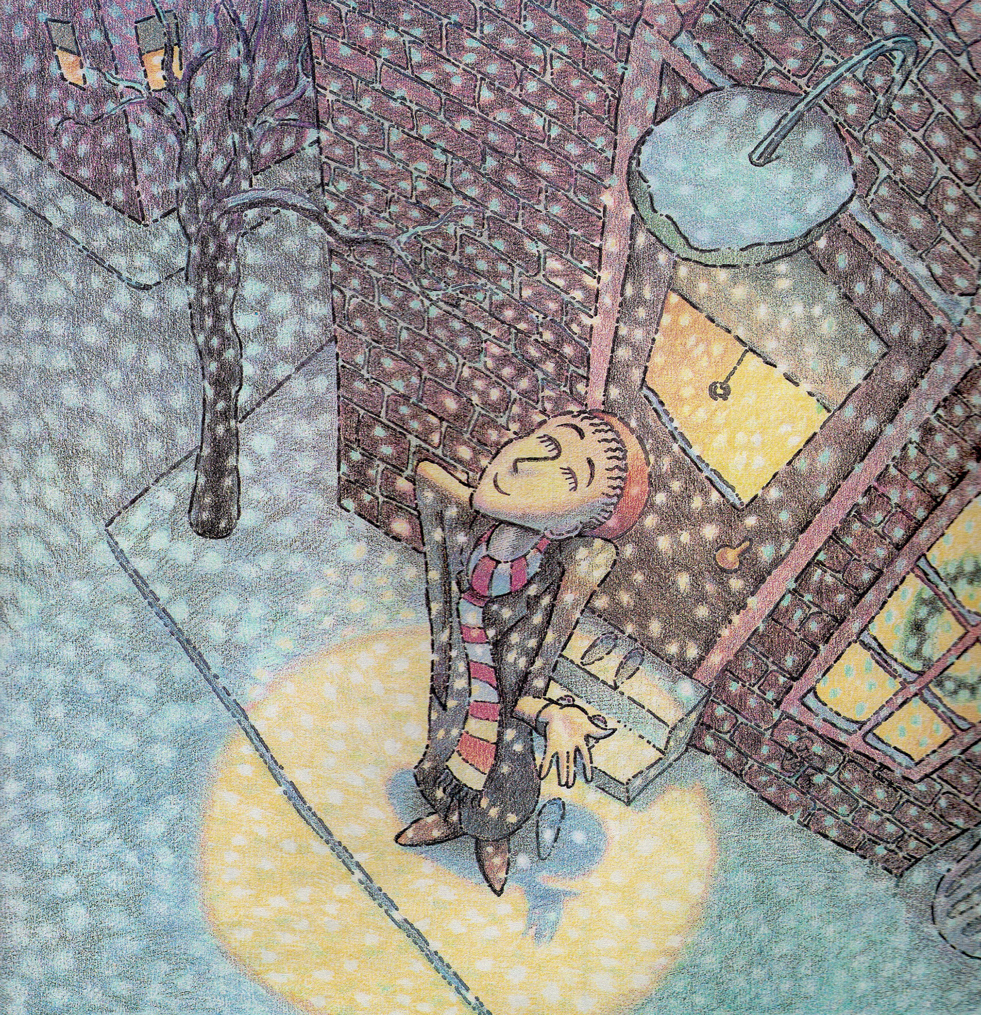 Ink and colored pencil on illustration board - magazine cover