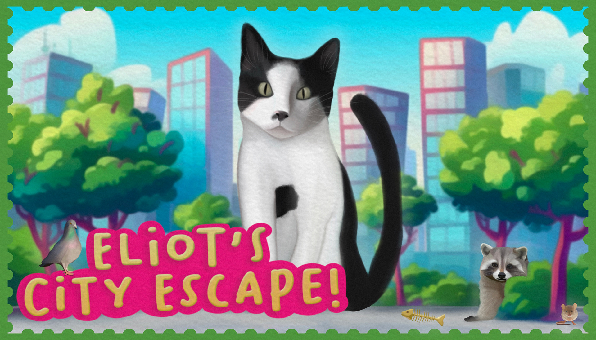 Eliot's City Escape Video Game Character Concept Art