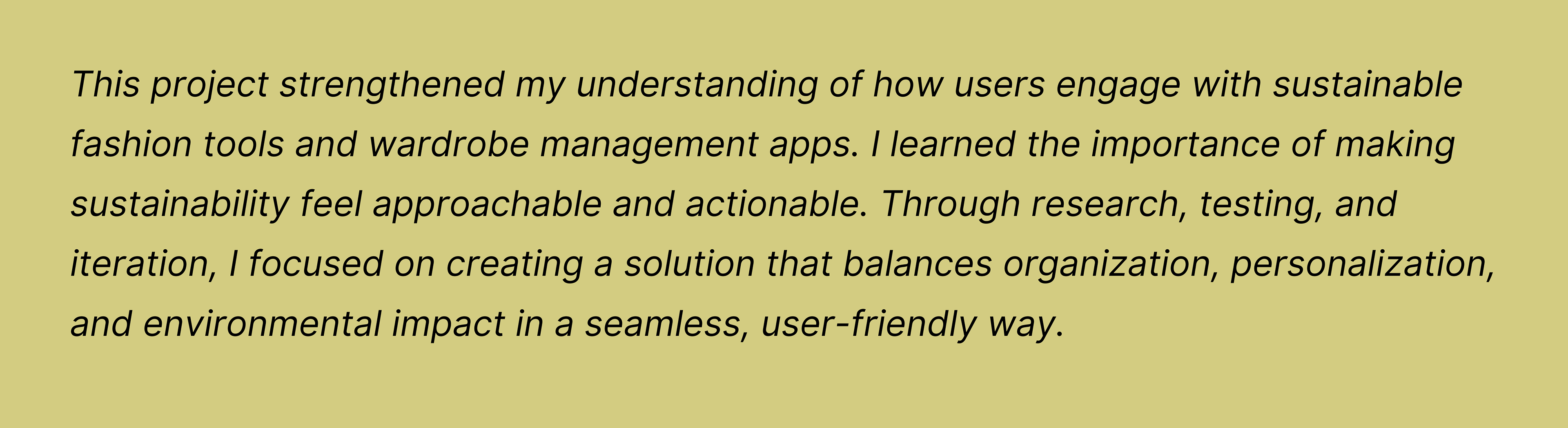 Project Takeaways