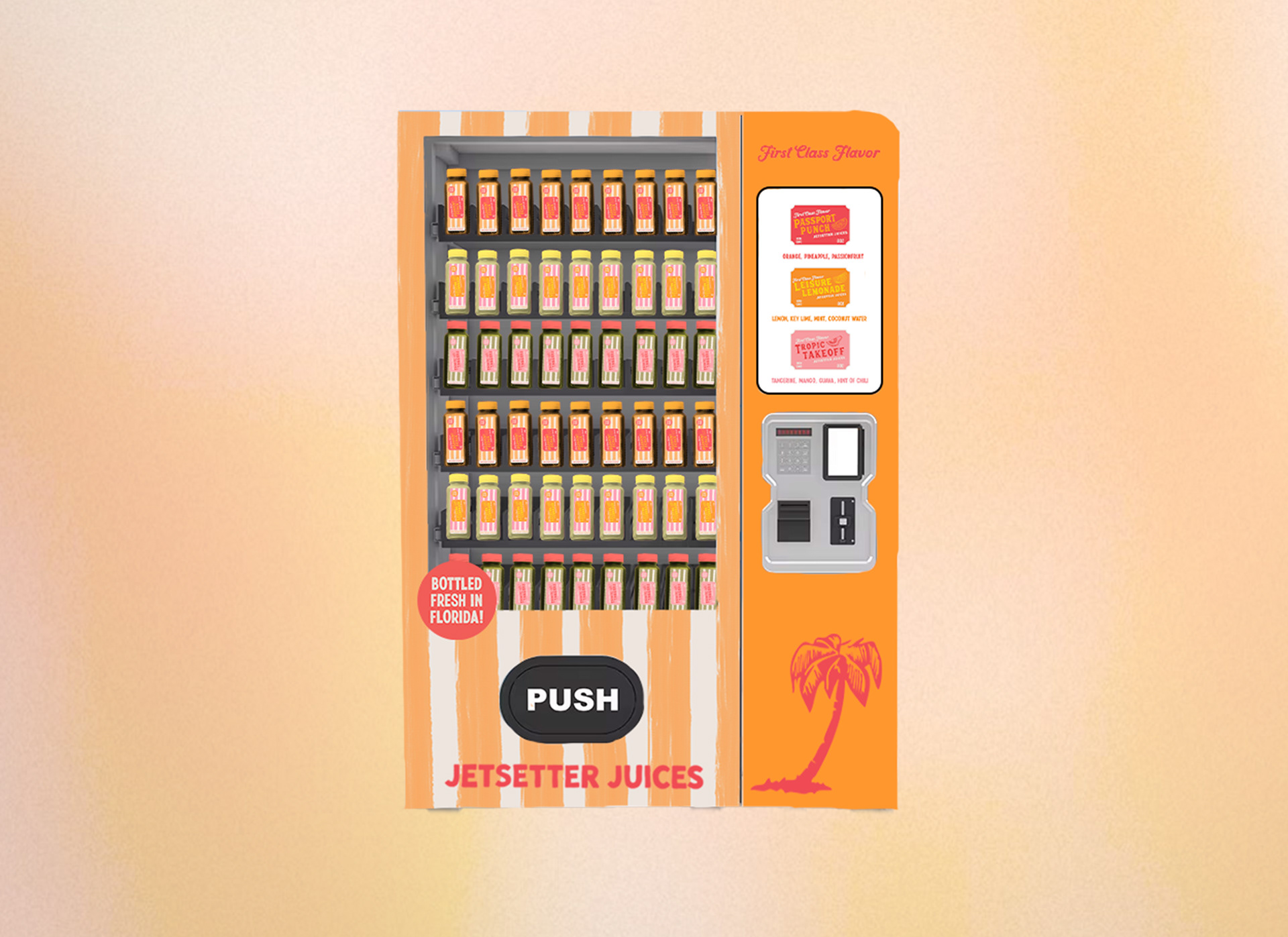 Jetsetter Juices Vending Machine