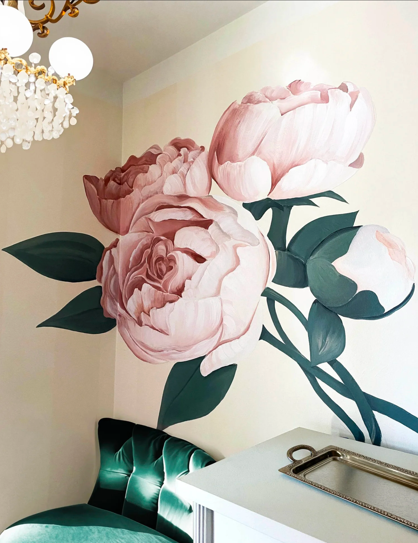 Peony Mural