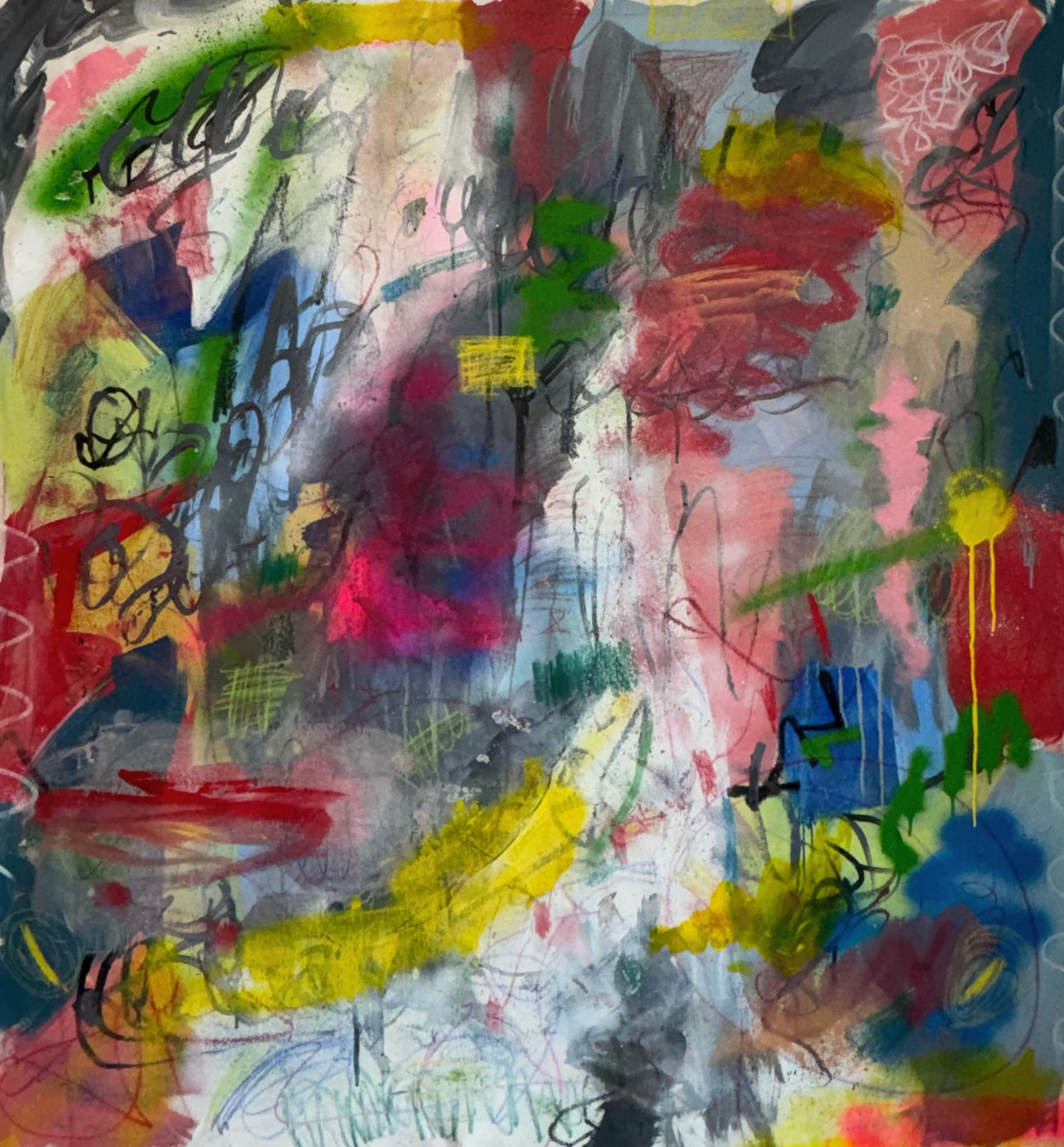 Decisions (48 x 48 Mixed Media)
