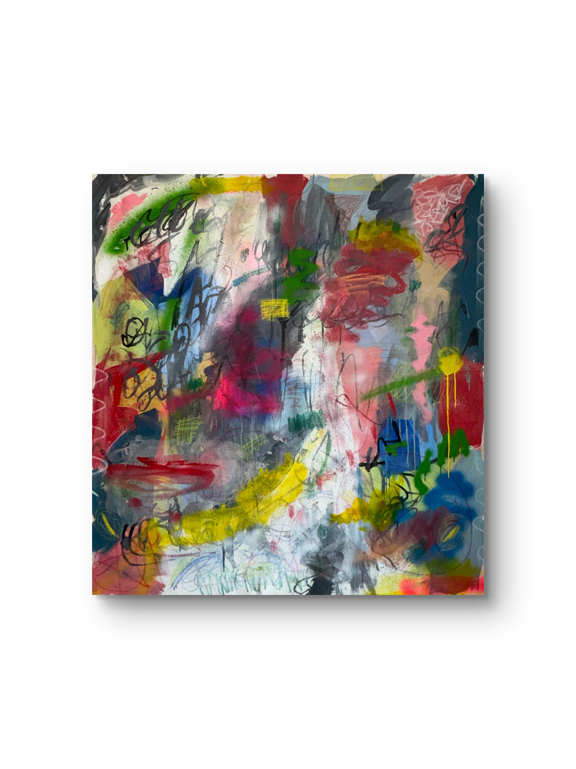 Decisions (48x48 Mixed Media)