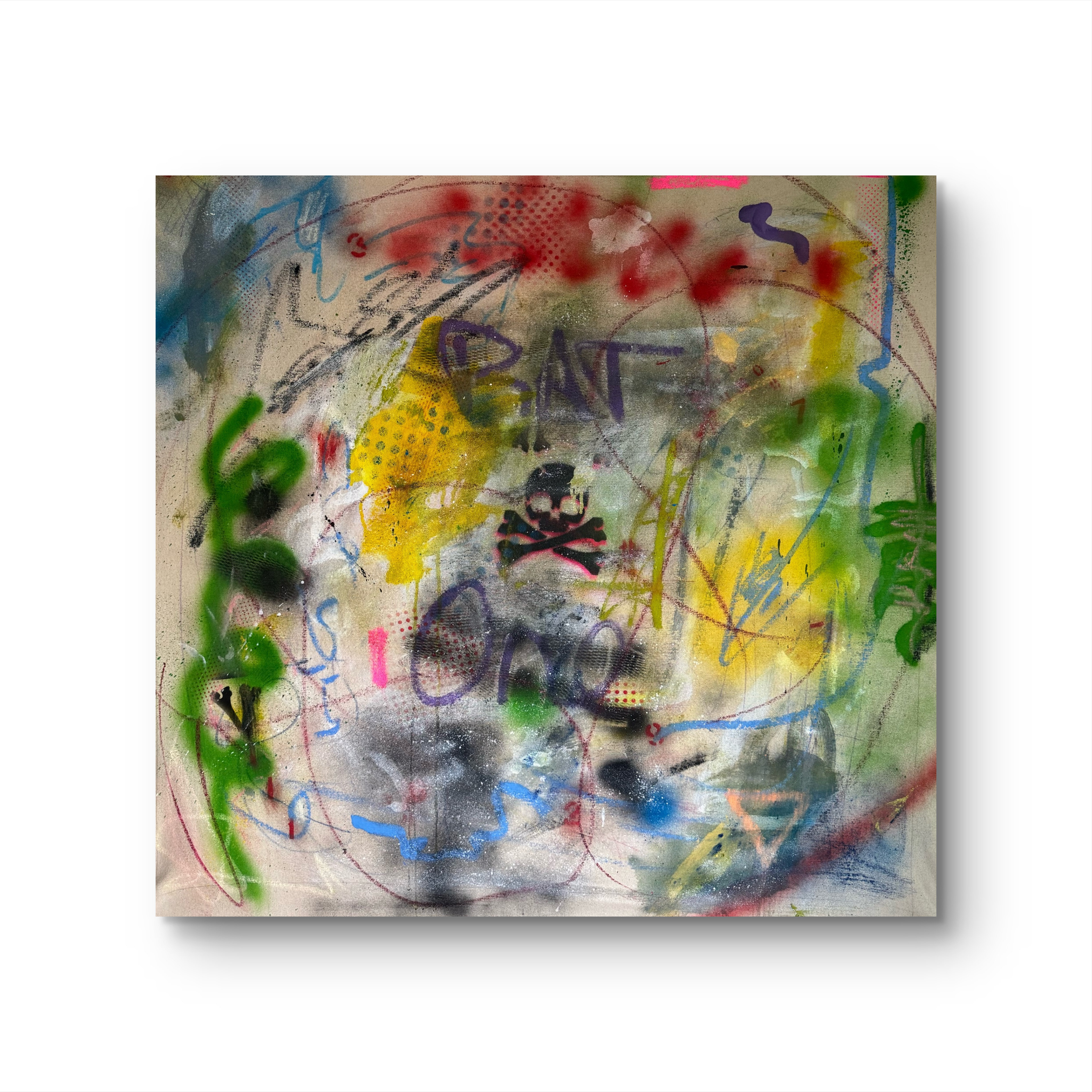 RAT-ZERO (36x36 Mixed Media)