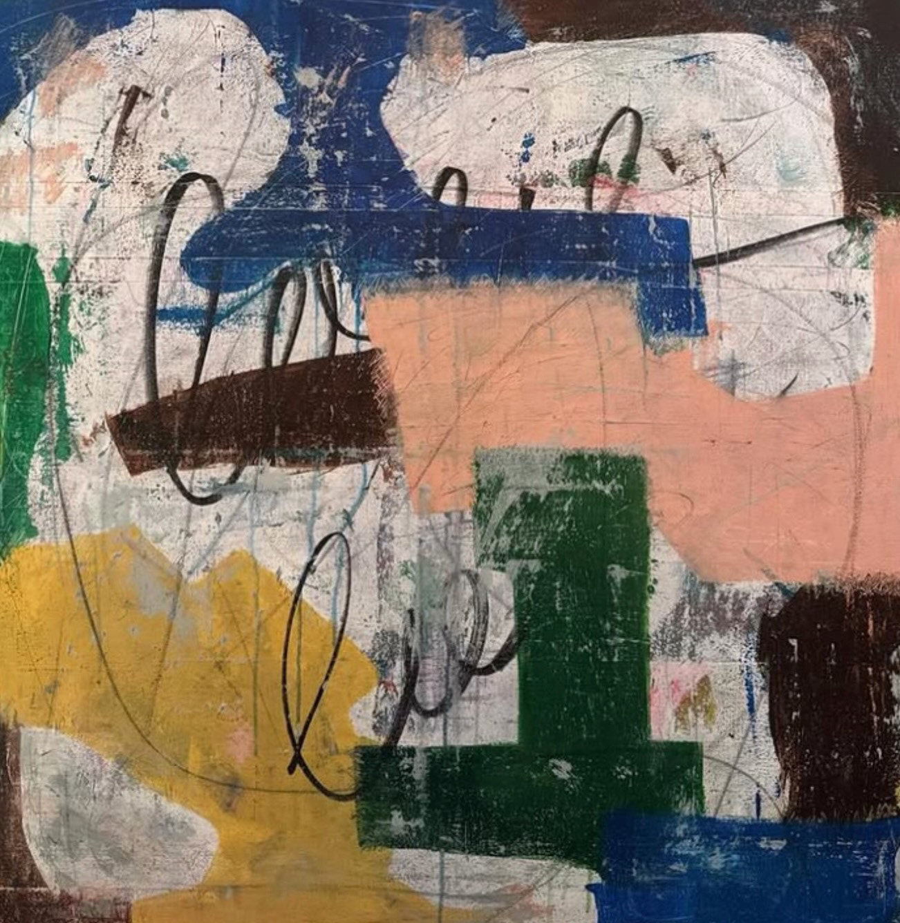 36 x 36 Mixed Media