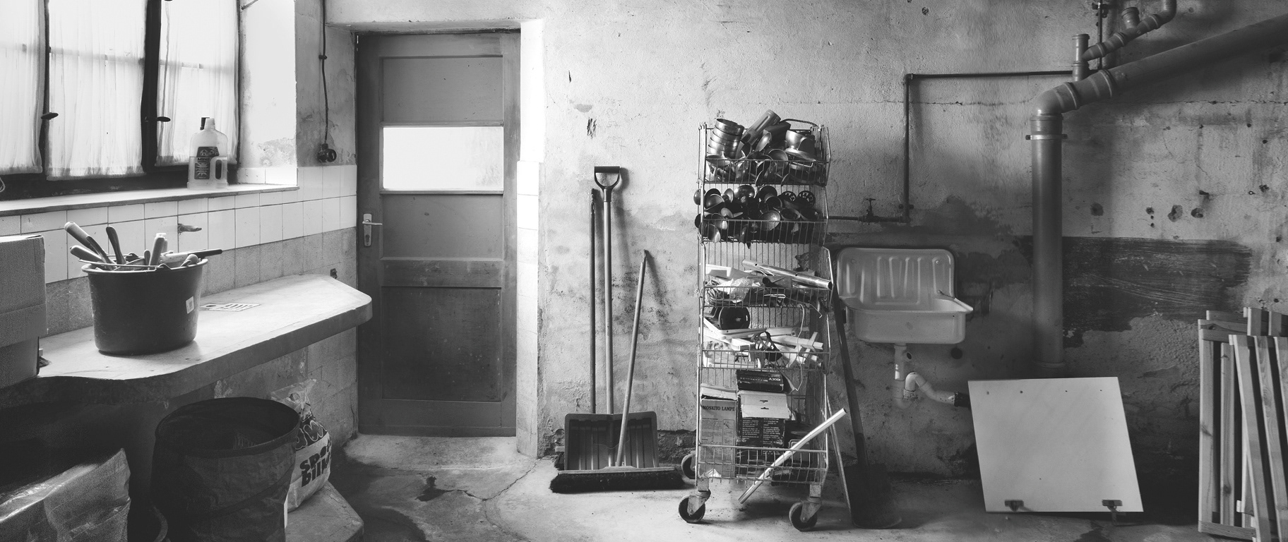 Fotoserie: Keller; Lost Places Fotografie Hildesheim; Schwarz-Weiß; Verena Stürzebecher