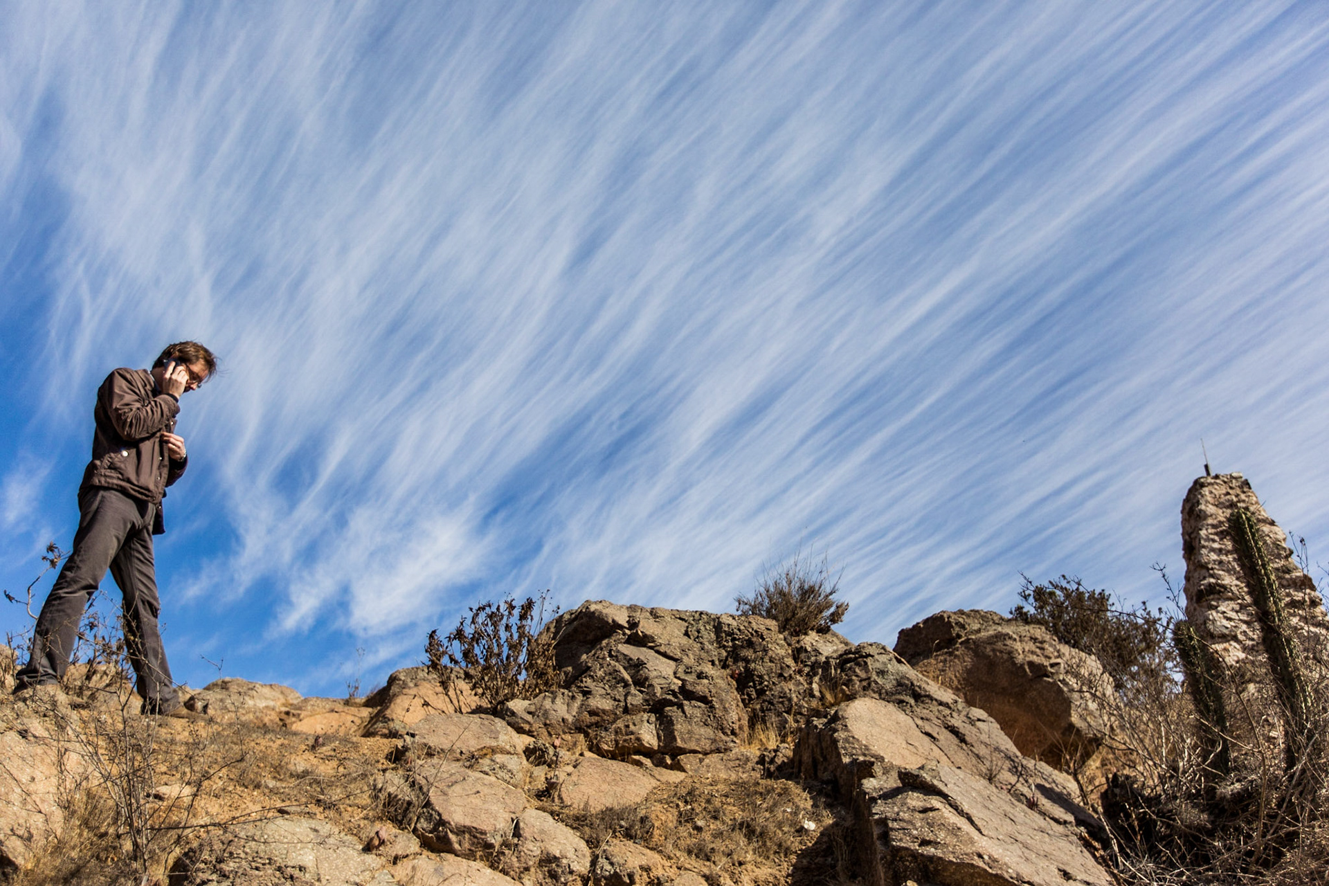 La Serena, Chile. Koen Verbist, a scientist at UNESCO, is my guide and co-conspirator in Coquimbo. Verbist has been a key point of contact for our work in Elqui and has studied and published on the climate variability of the region with IRI scientists. Taken April 29, 2013.