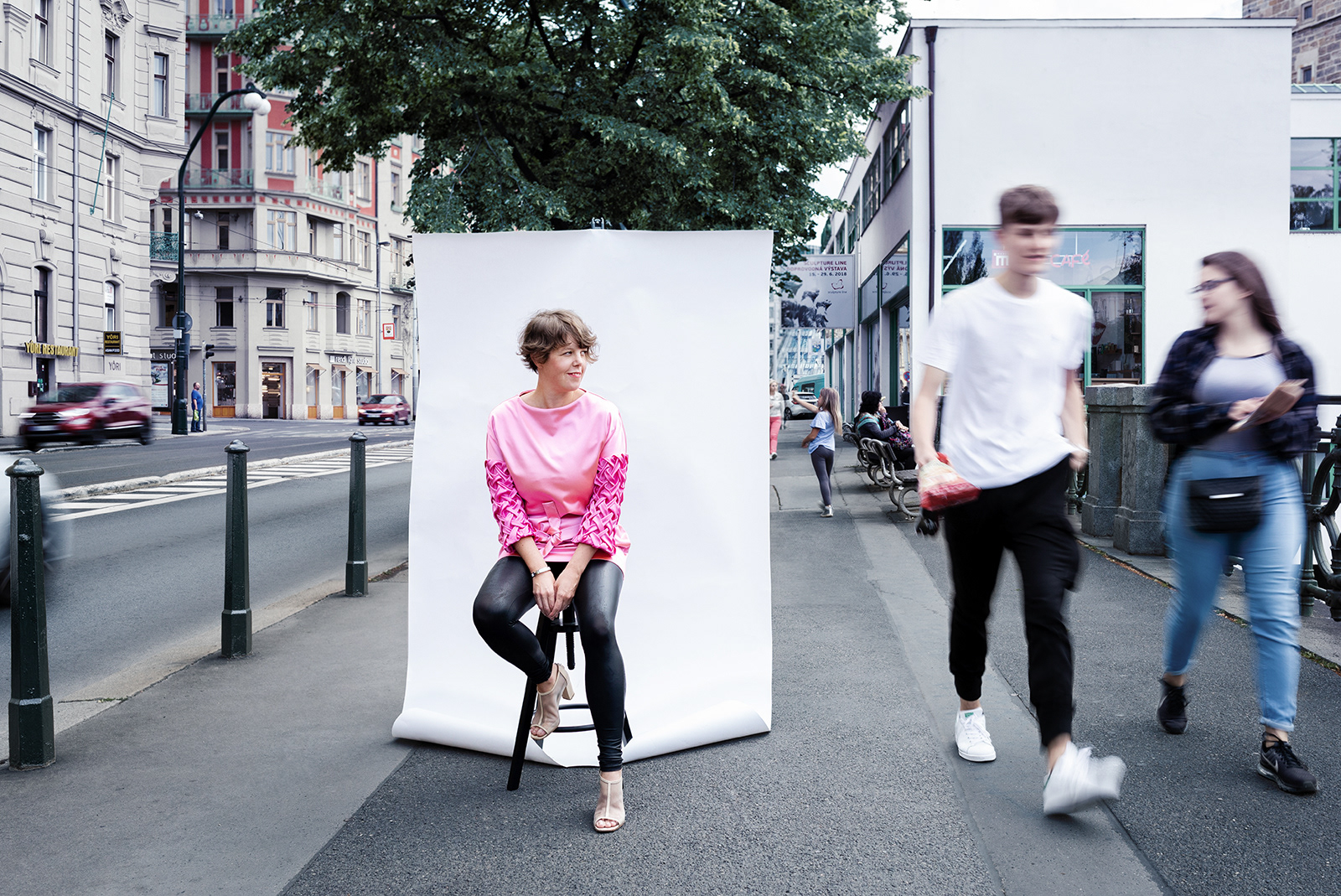 Portrait of editor in chief Veronika Parizkova for her monthly editorial