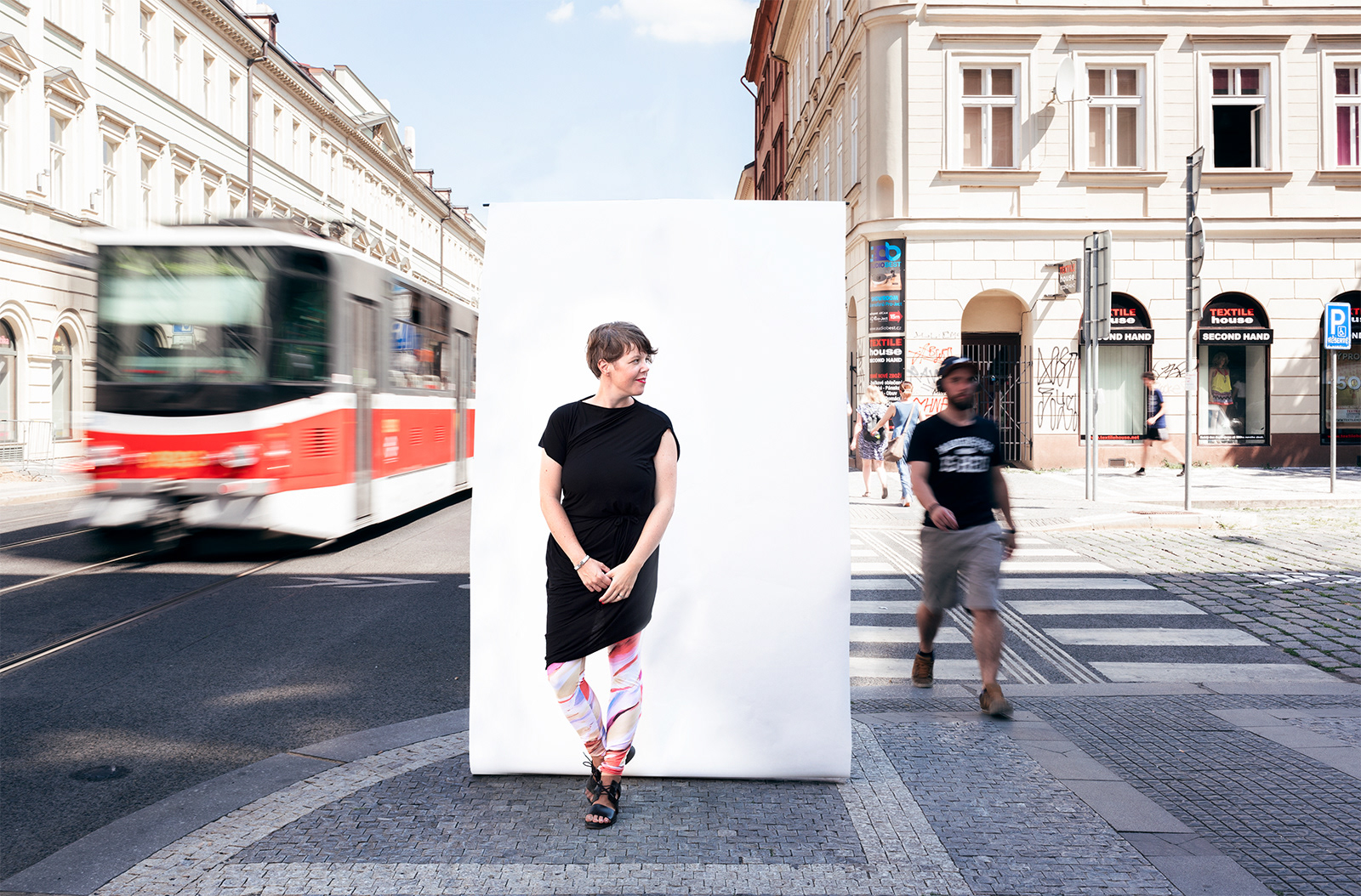 Portrait of editor in chief Veronika Parizkova for her monthly editorial